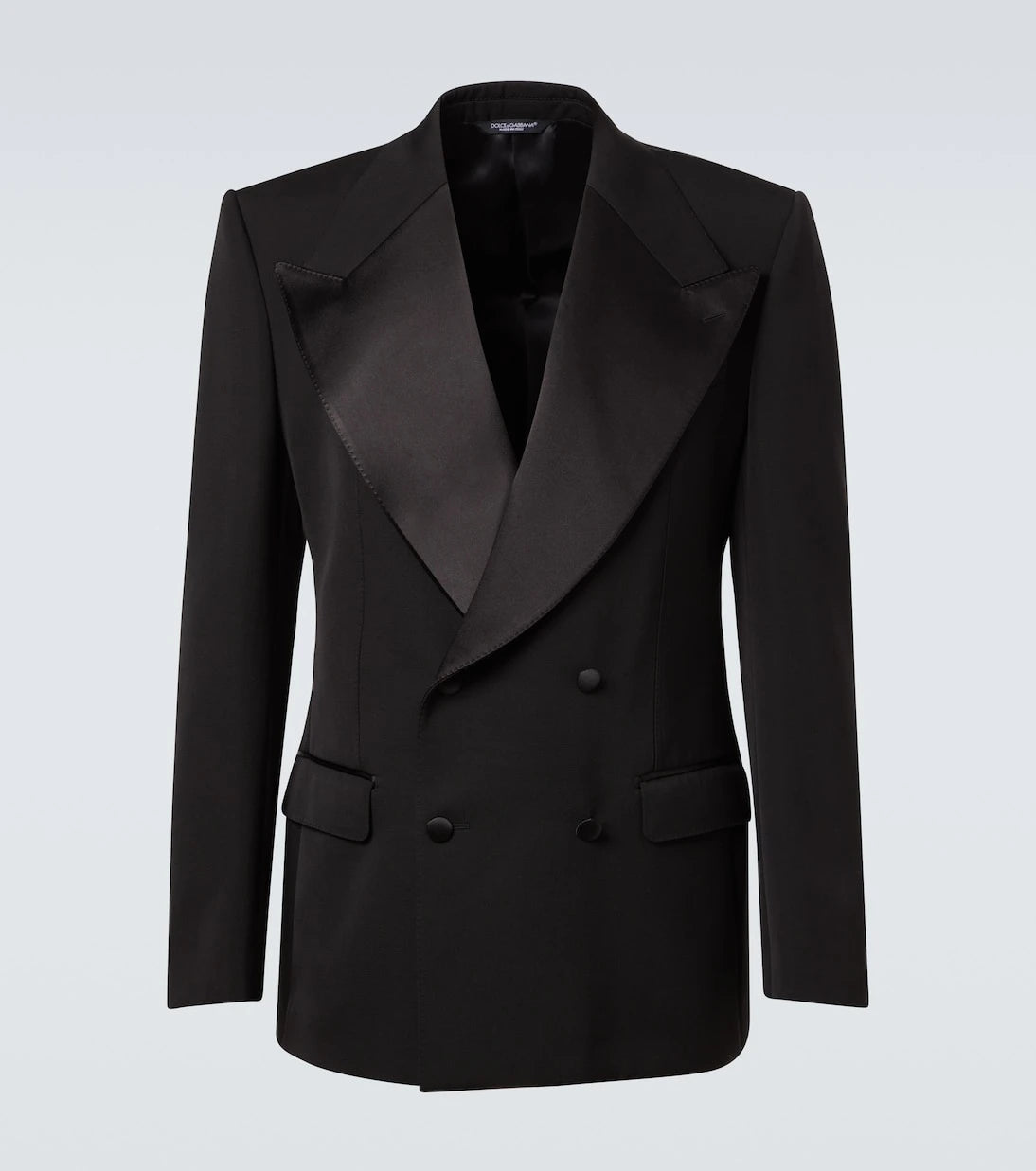 Dolce&Gabbana - Wool and silk-blend tuxedo jacket