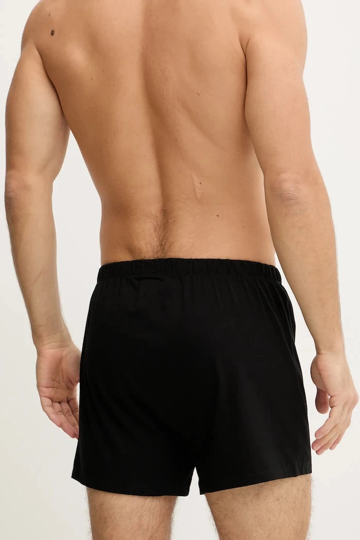 BOSS erkek pamuk ve elastan boxer 2P Jersey Boxer 2 adet