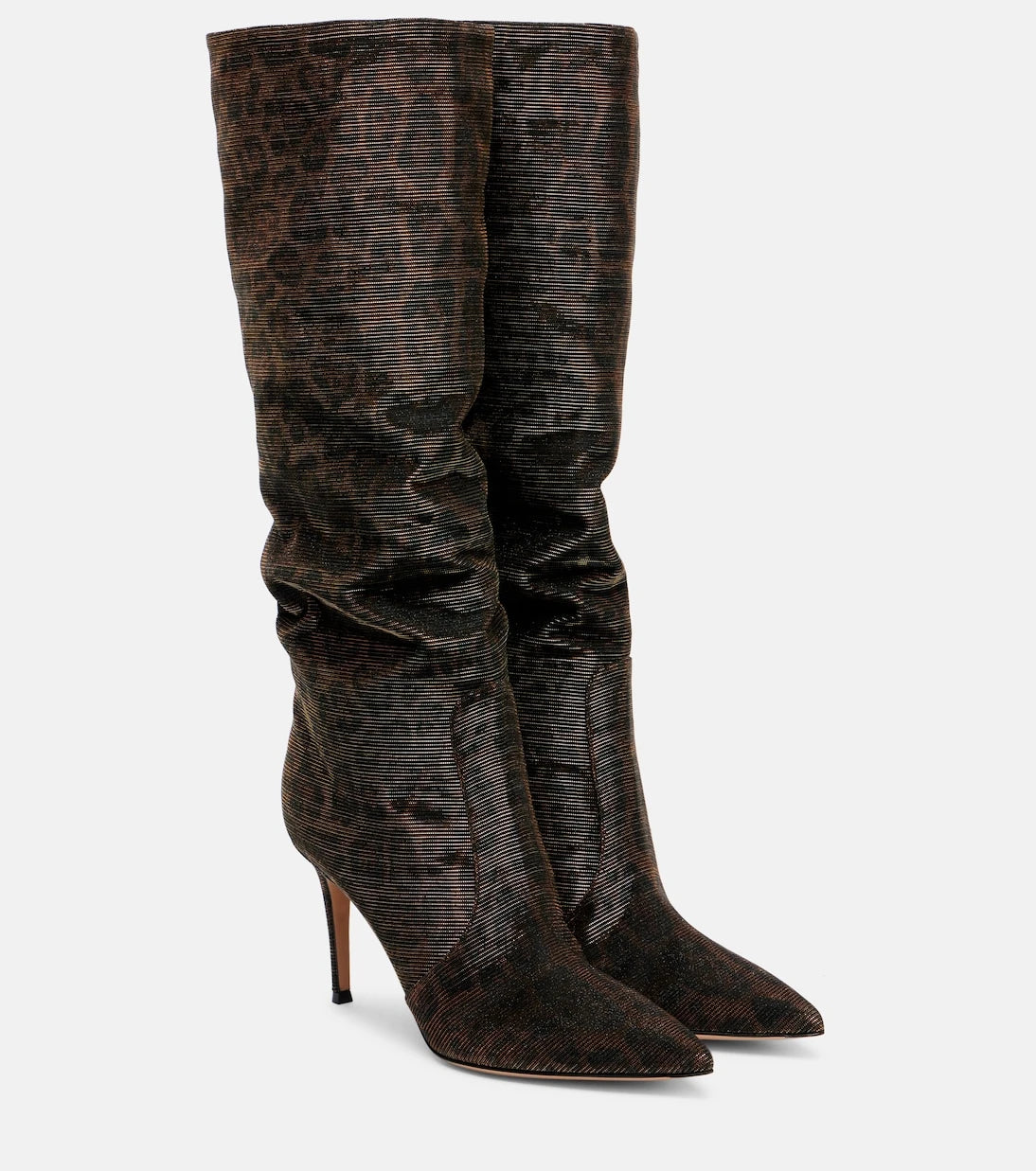 Gianvito Rossi - Hansen leopard-print knee-high boots