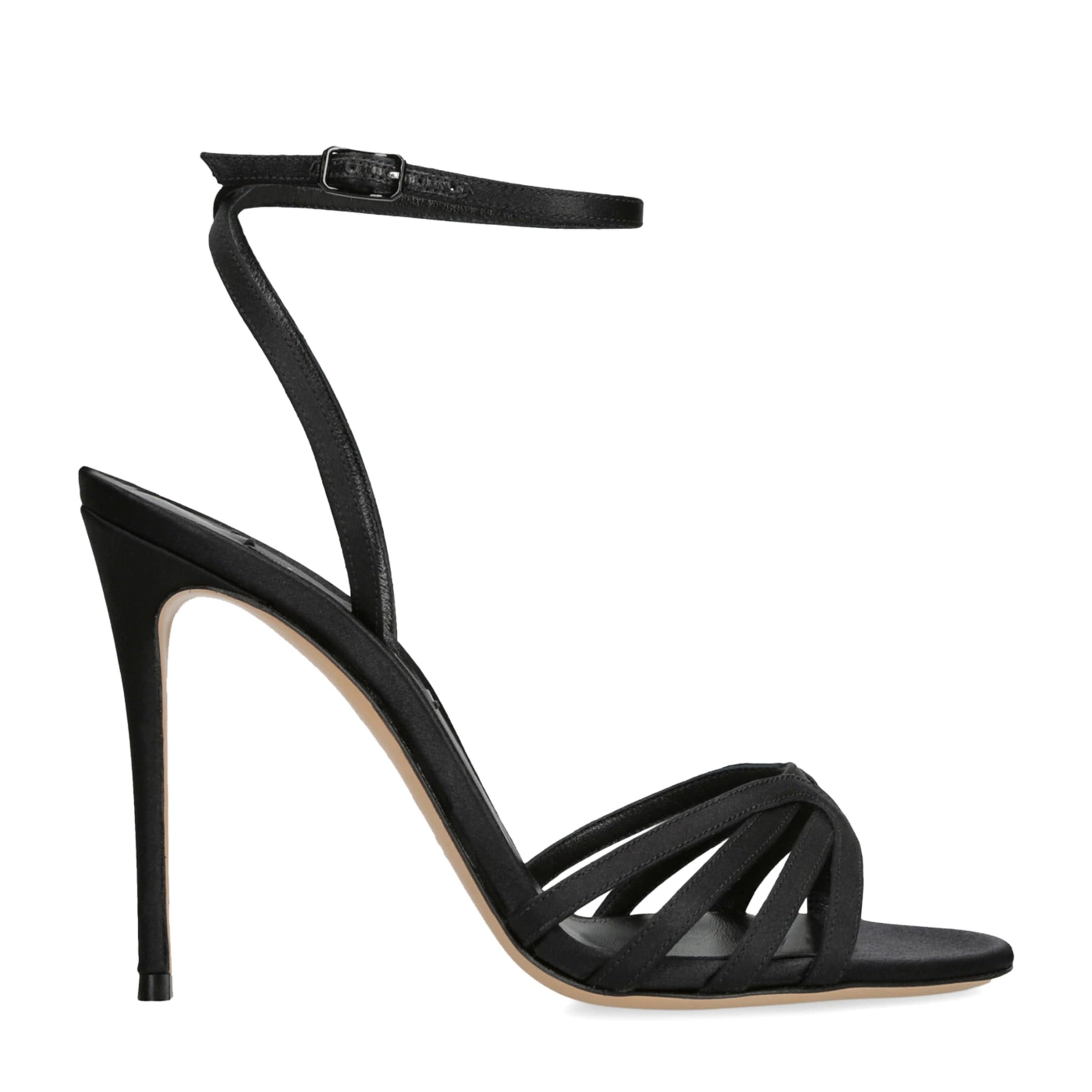 Satin Julia Heeled Sandals 100