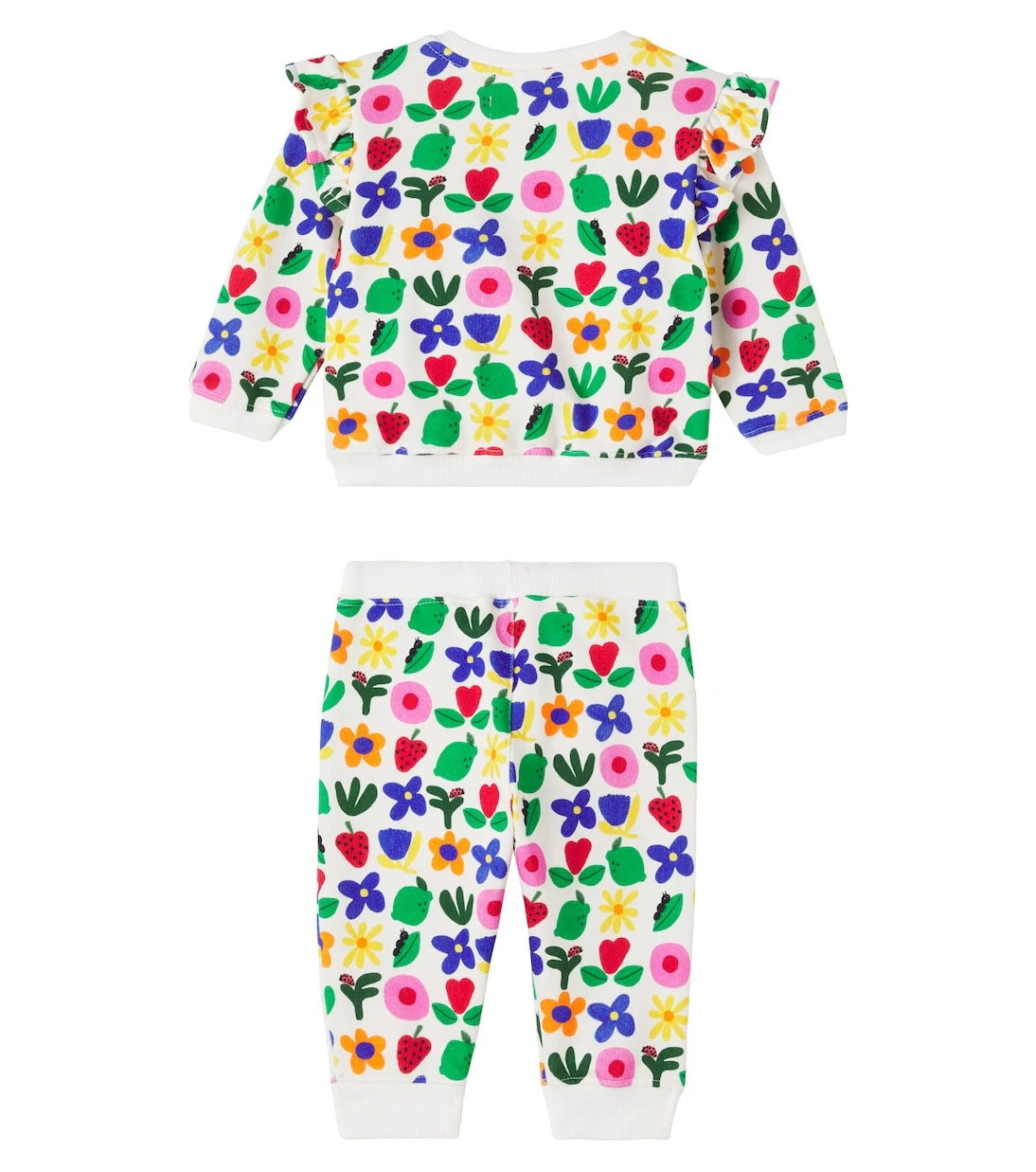 Fábula - Baby printed cotton-blend sweatshirt and sweatpants set