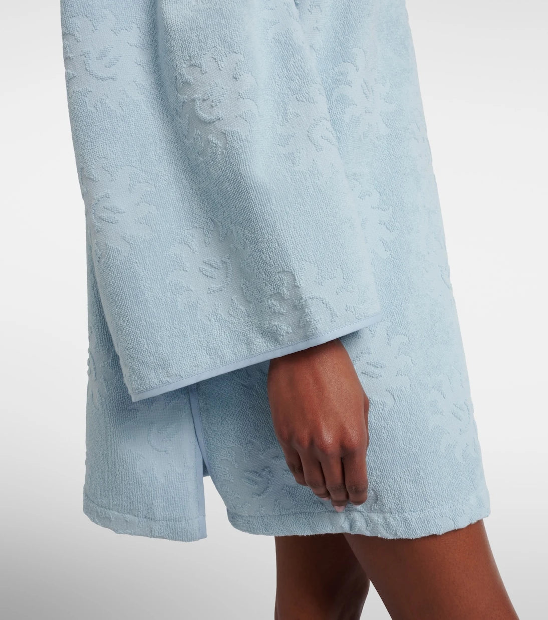 Hunza G - Hooded cotton terry poncho