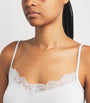 Skims Grey Sheer Modal Lace Camisole