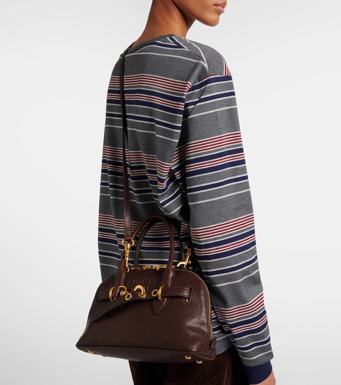 Miu Miu - Aventure leather tote bag