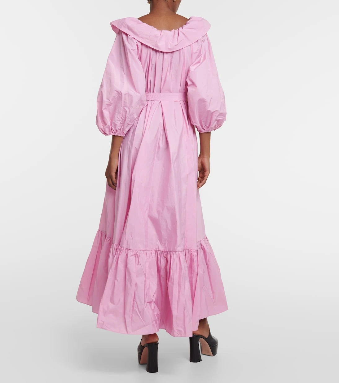 Patou - Off-shoulder faille maxi dress