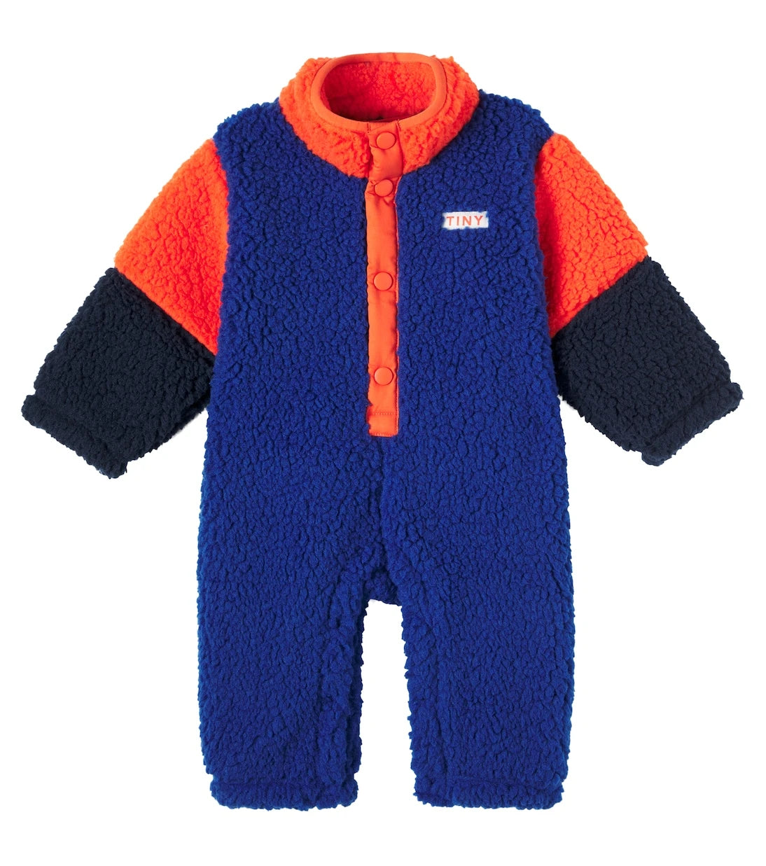 Tinycottons - Baby colorblocked teddy snowsuit