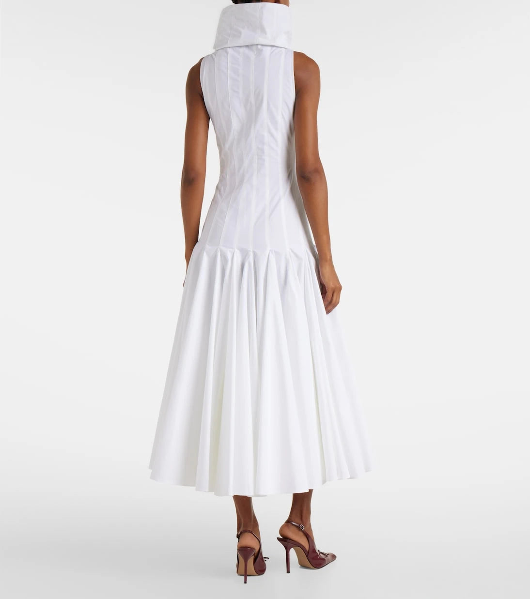 Jacquemus - Triana cotton poplin midi dress