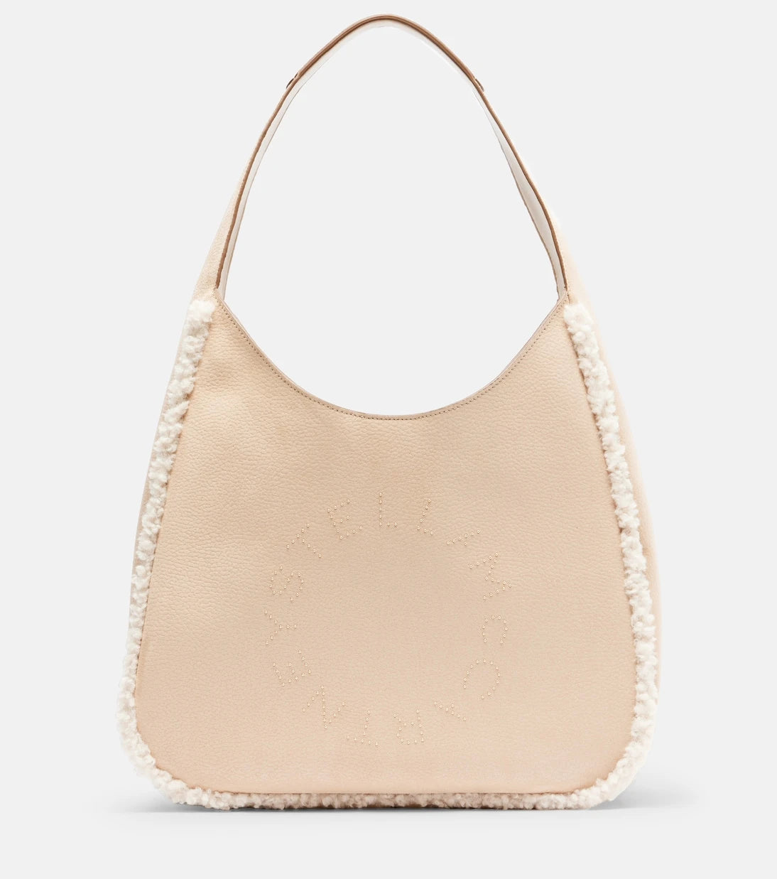 Stella McCartney - Teddy-trimmed shoulder bag