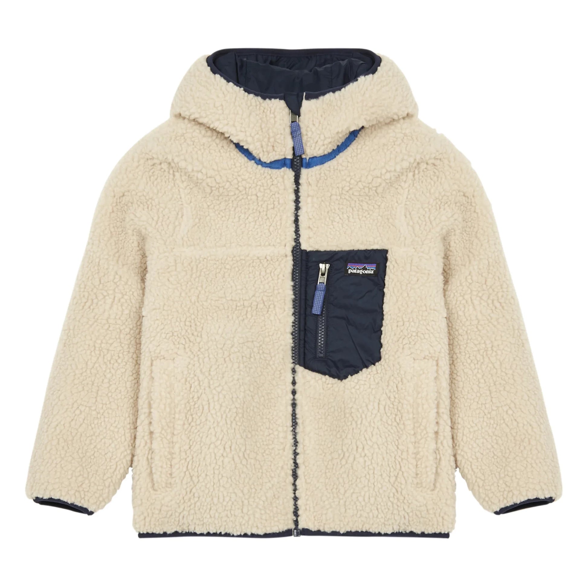 Patagonia - Reversible Recycled Polyester Fleece Jacket | Navy blue