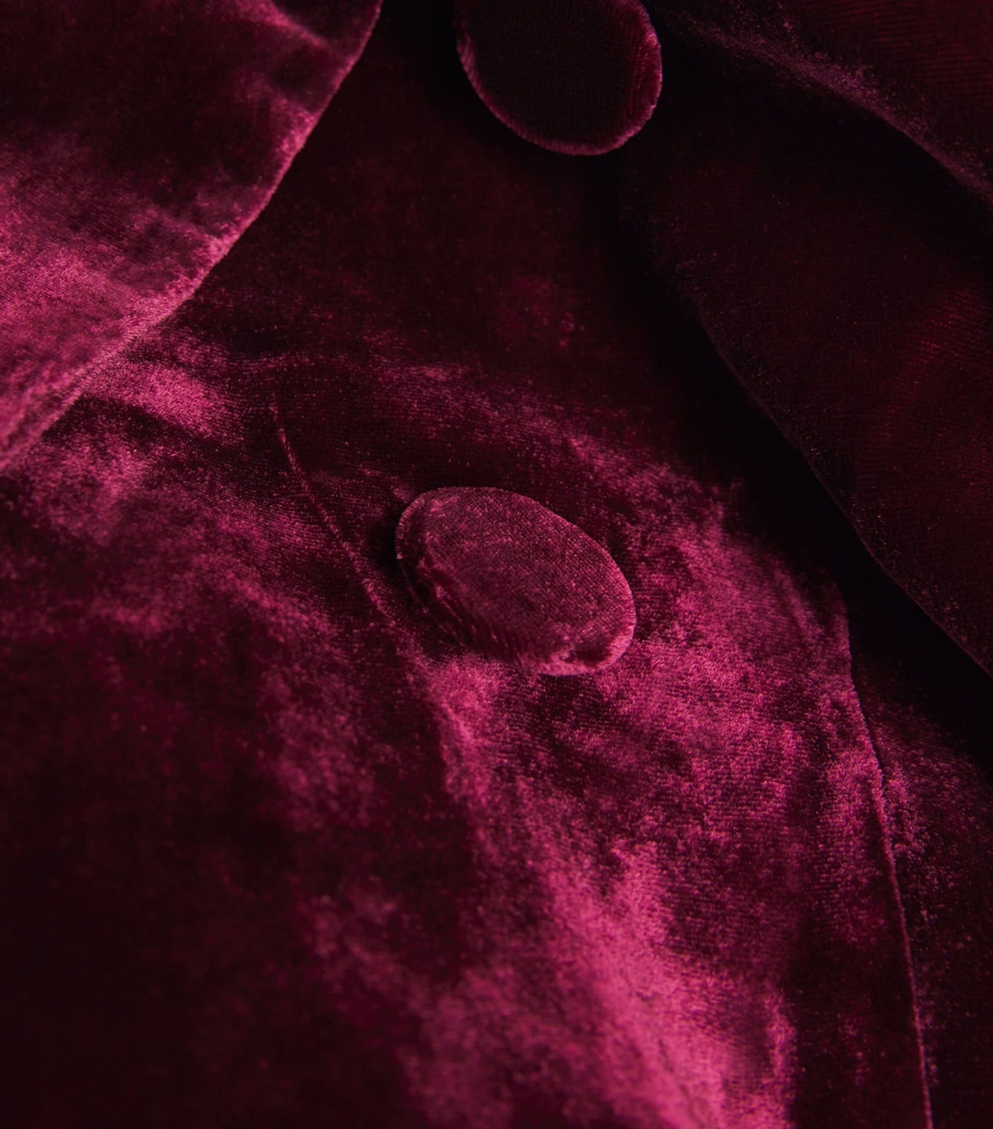 L'Agence Purple Velvet Marie Double-Breasted Blazer