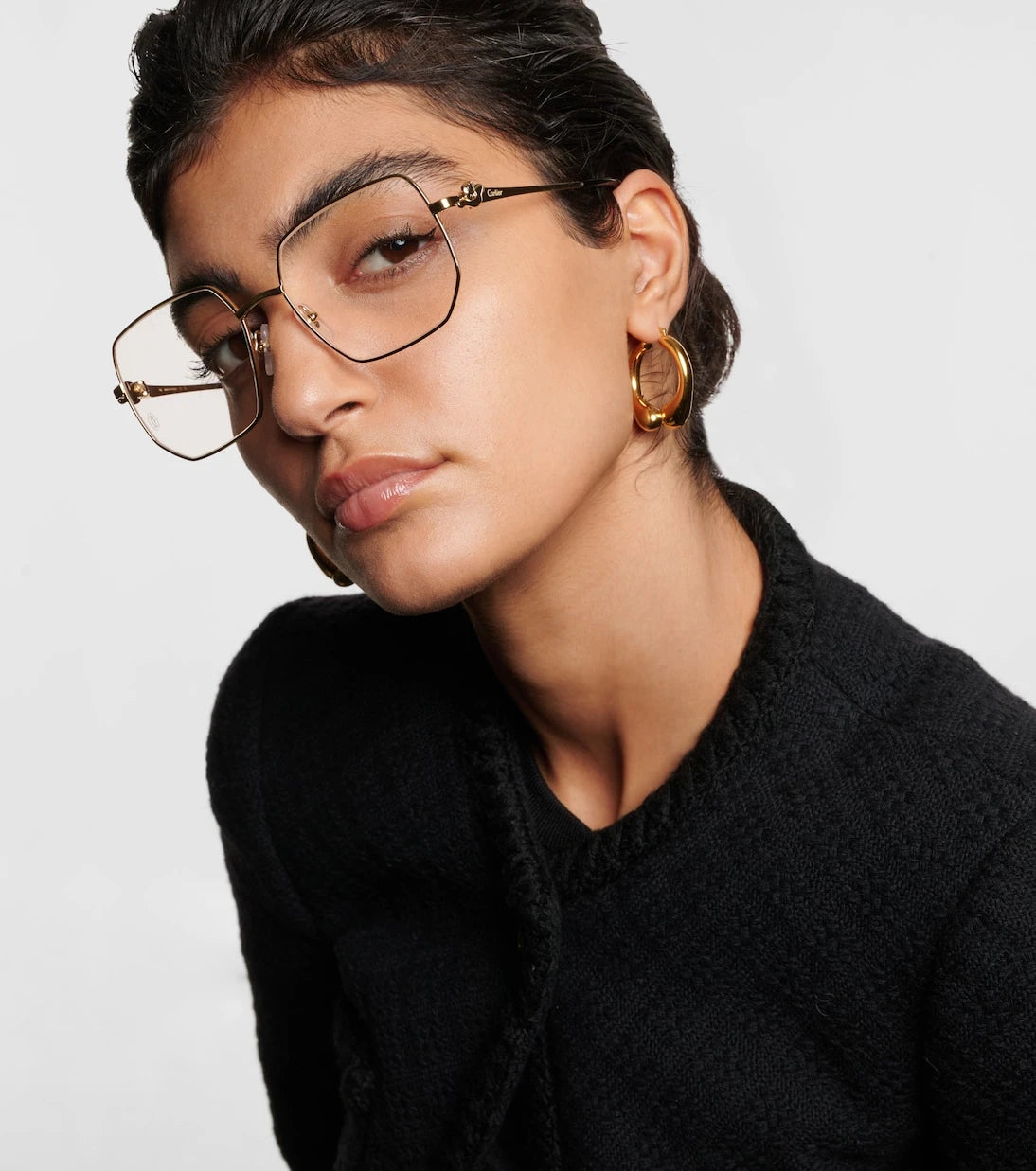Cartier Eyewear Collection - Panthère de Cartier square glasses