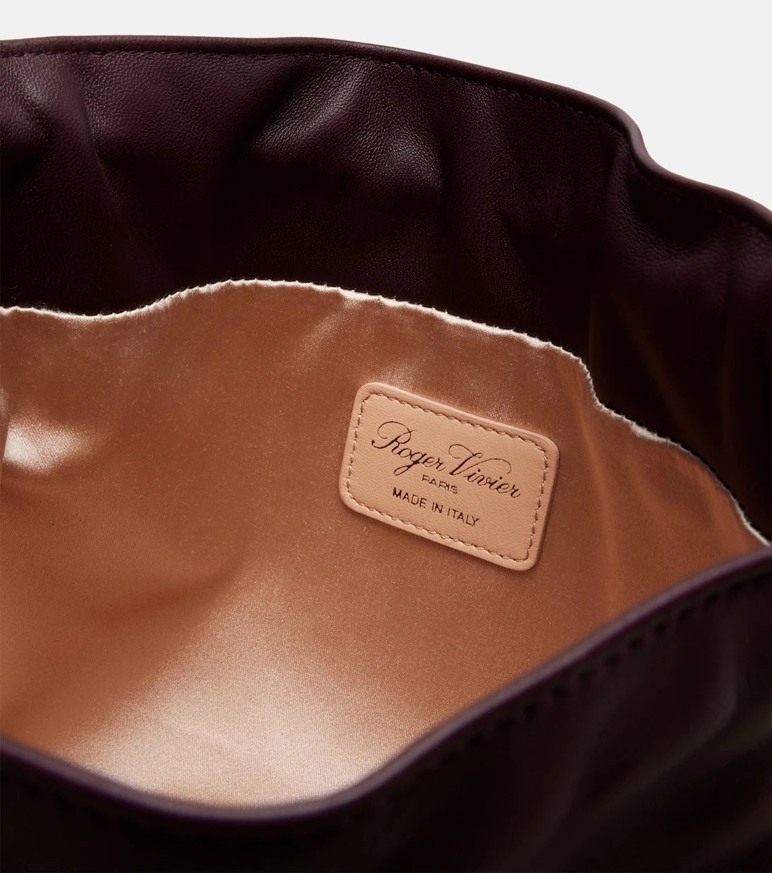 Roger Vivier - Pilgrim Mini leather bucket bag