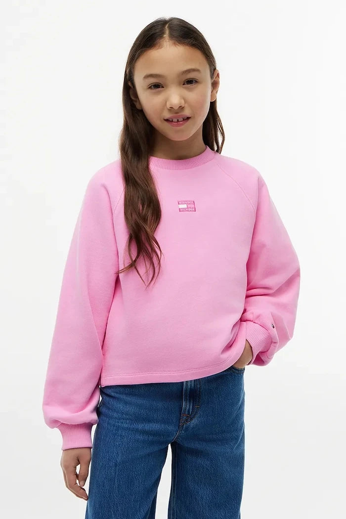 Tommy Hilfiger çocuklar için pamuklu sweatshirt
