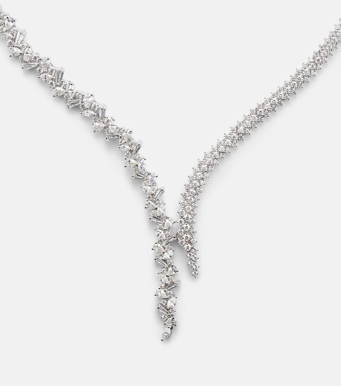 Yeprem - 18kt white gold necklace with diamonds