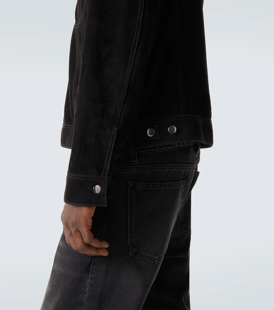 Studio Nicholson - x Aaron Levine Boston suede jacket
