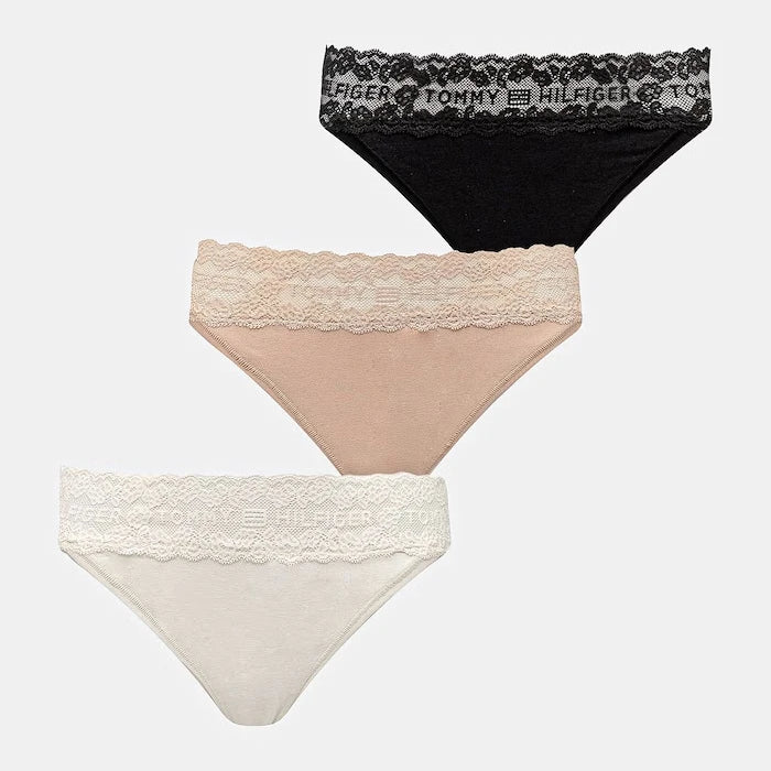 Tommy Hilfiger pamuk ve elastan kadın tanga