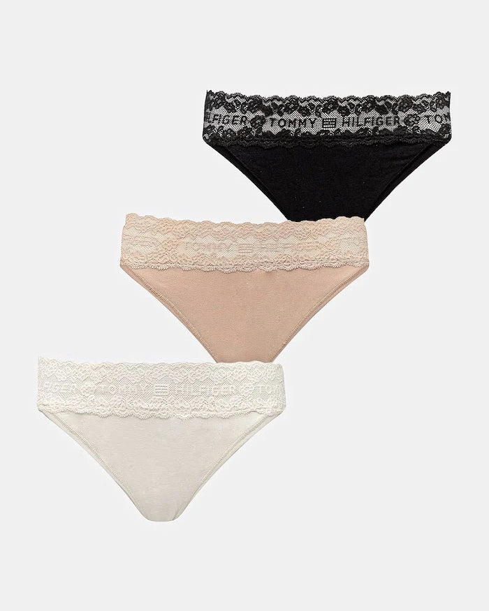 Tommy Hilfiger pamuk ve elastan kadın tanga