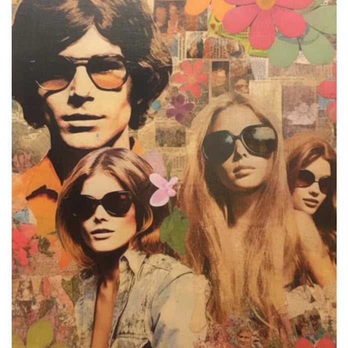 Плакат HARTMAN 60's Collages 08, 30 x 40 cm