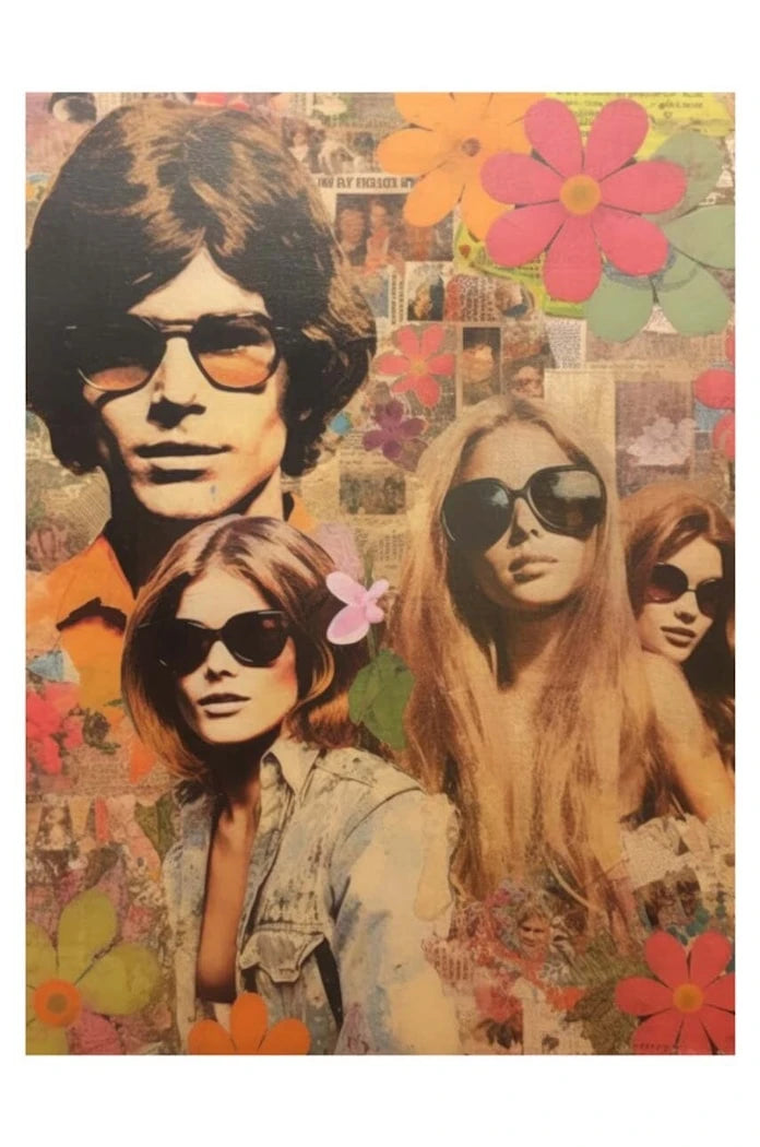 Плакат HARTMAN 60's Collages 08, 30 x 40 cm