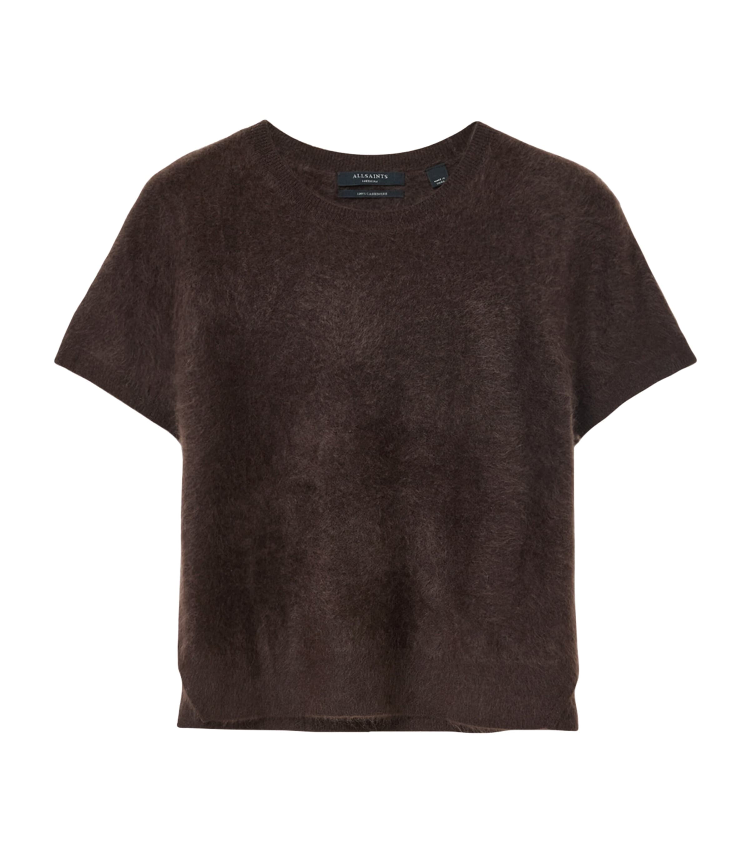 AllSaints Red Cashmere Rebel T-Shirt