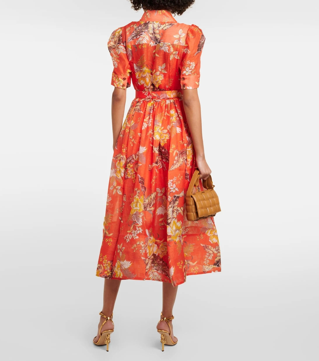 Zimmermann - Matchmaker linen and silk shirt dress