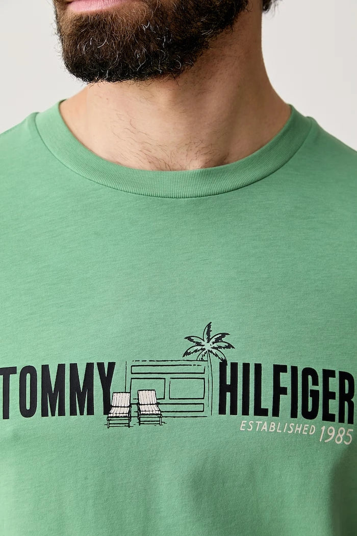 Tommy Hilfiger erkek pamuklu tişört