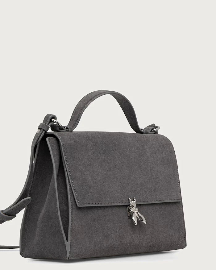 Patrizia Pepe süet kadın crossbody çanta