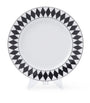 Set of 2 Porcelain Chequerboard Dessert Plates (22cm)