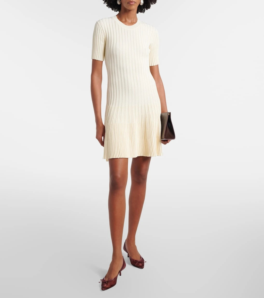 Ami Paris - Fitilli örgü mini elbise