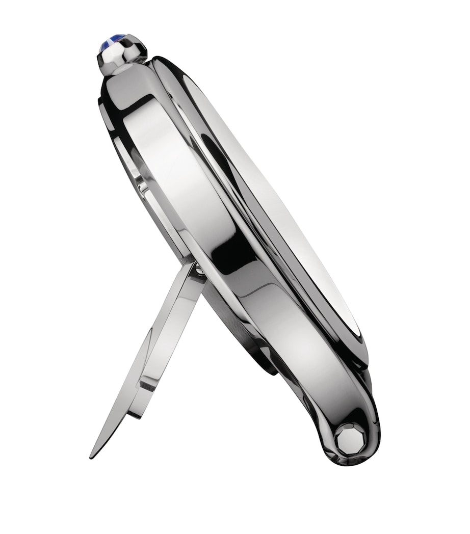 Stainless Steel Happy Sport Table Clock