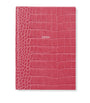 Mara Leather Croc-Embossed A5 Soho Diary 2026
