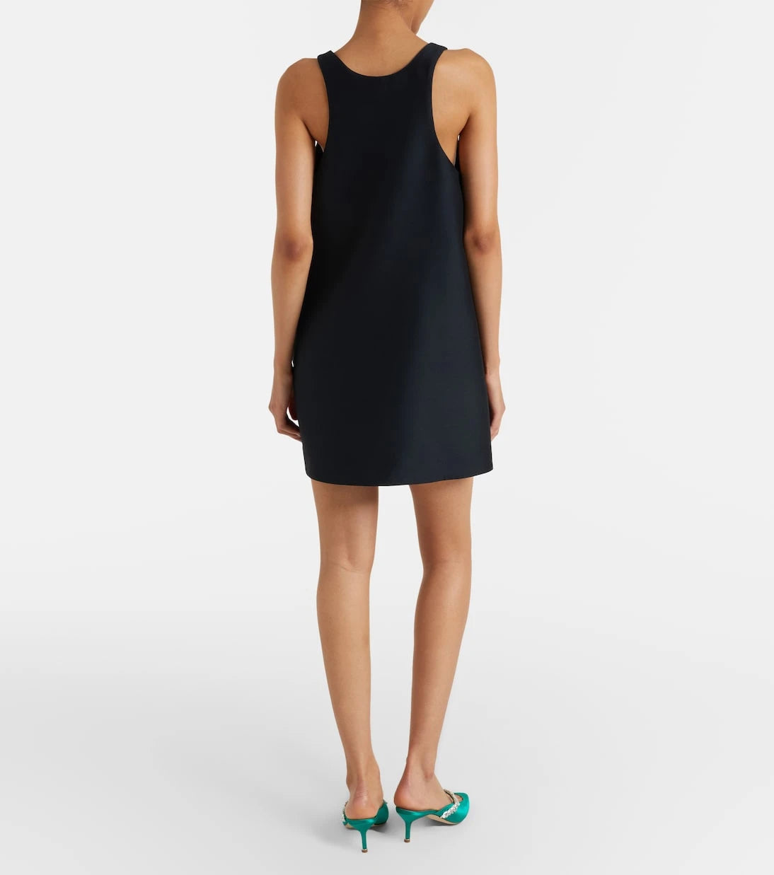 Balenciaga - Wool and silk minidress