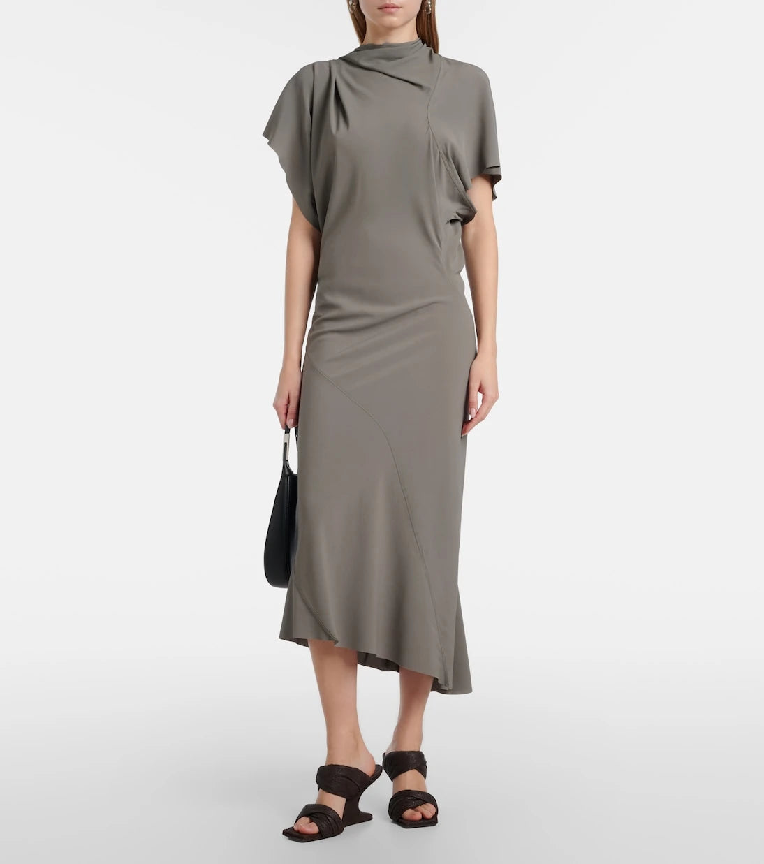 Rick Owens - Seb draped midi dress