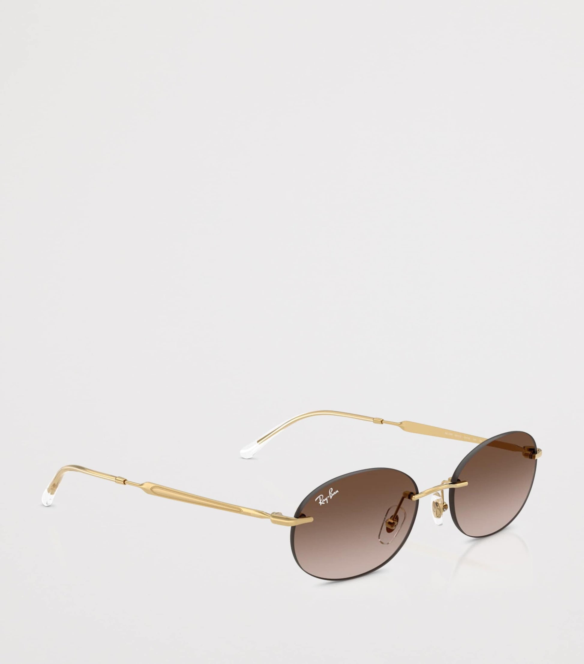 0RB3707 Metal Oval Sunglasses