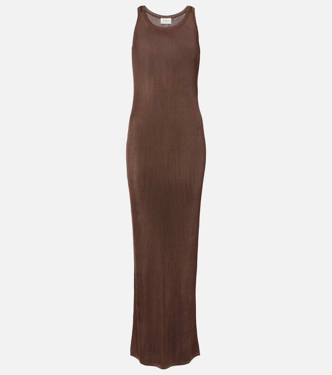 Saint Laurent - Ribbed-knit maxi dress