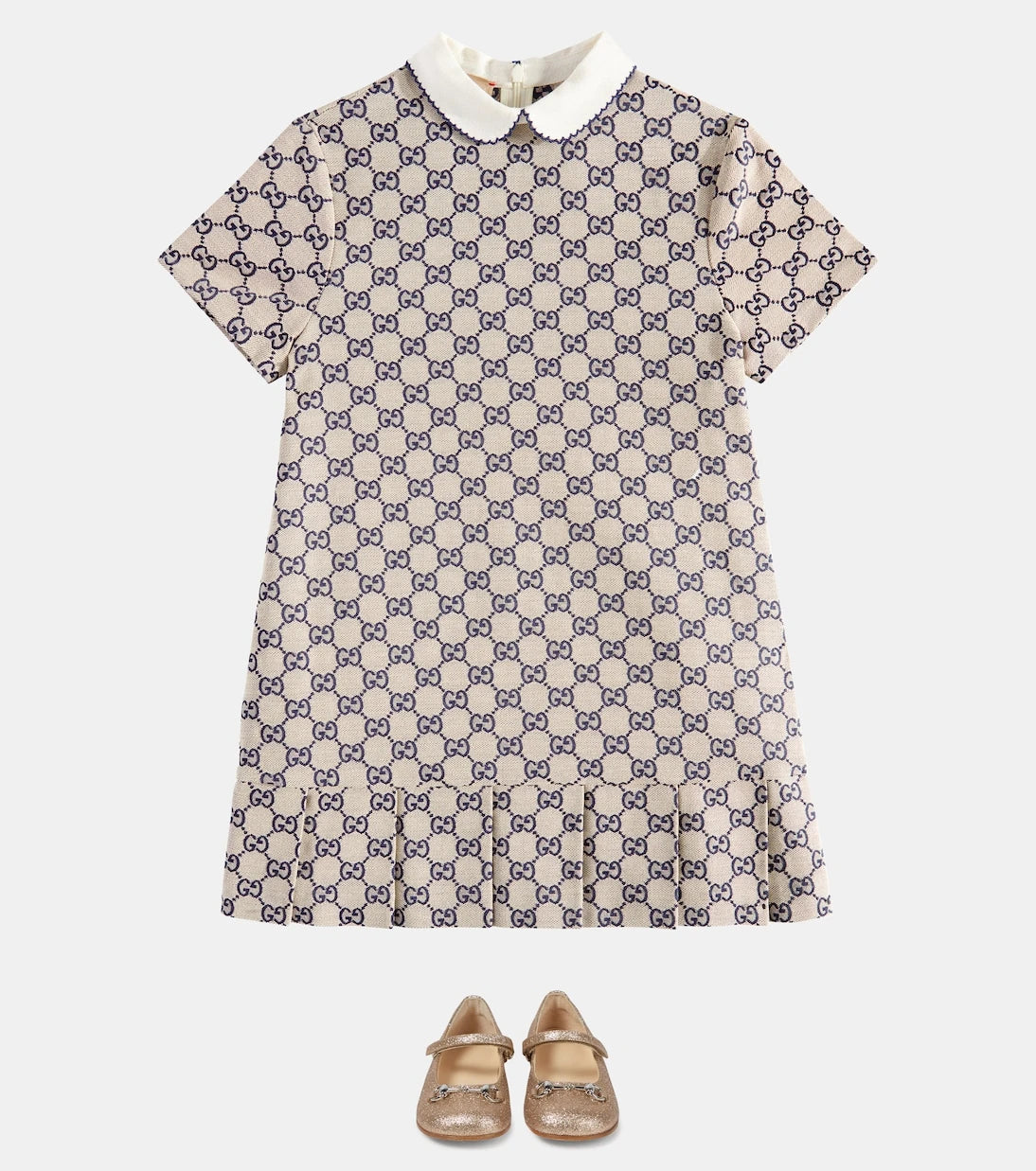Gucci Kids - GG canvas cotton-blend dress