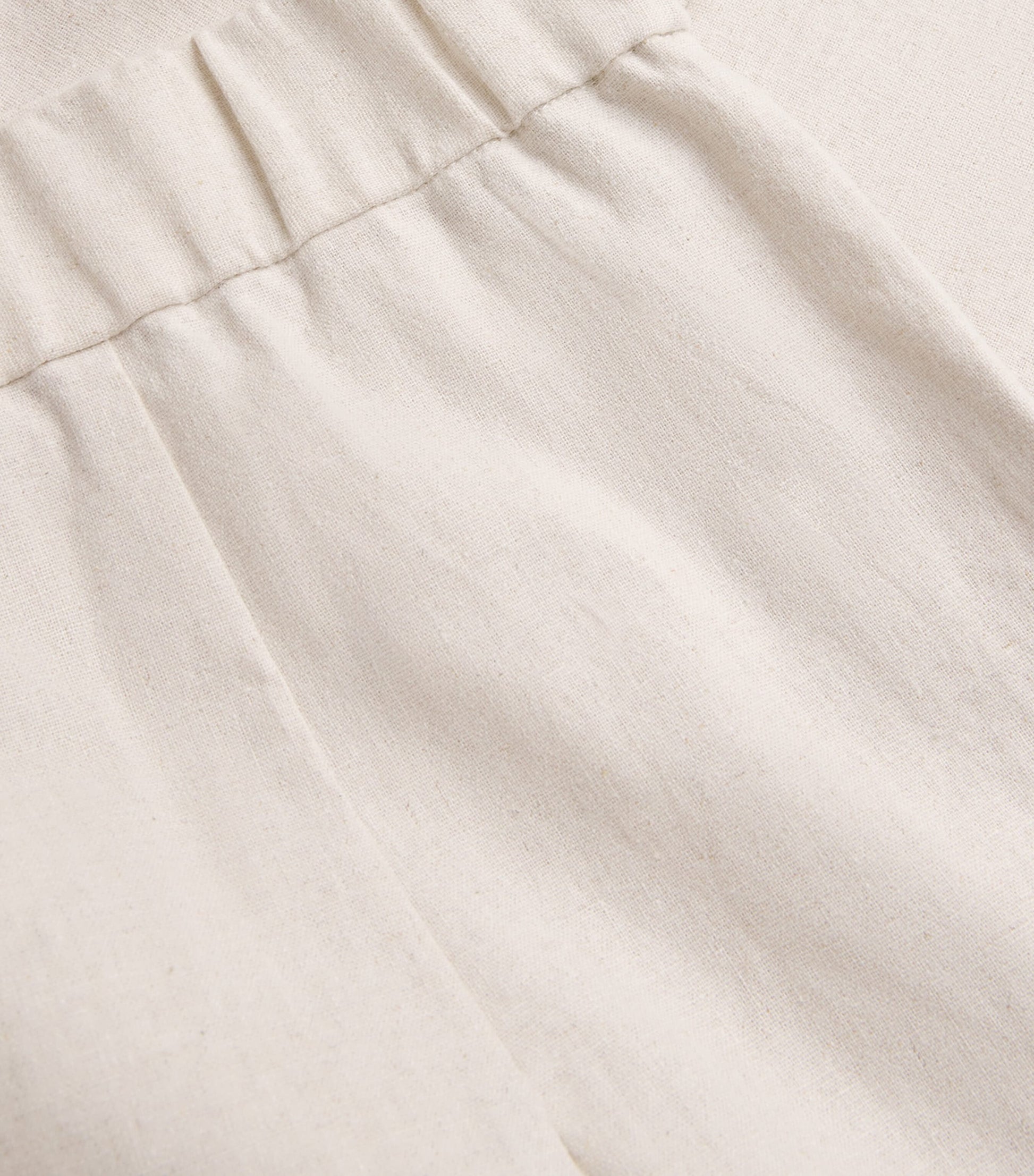 Stylein Ivory Linen-Blend Saronno Maxi Skirt