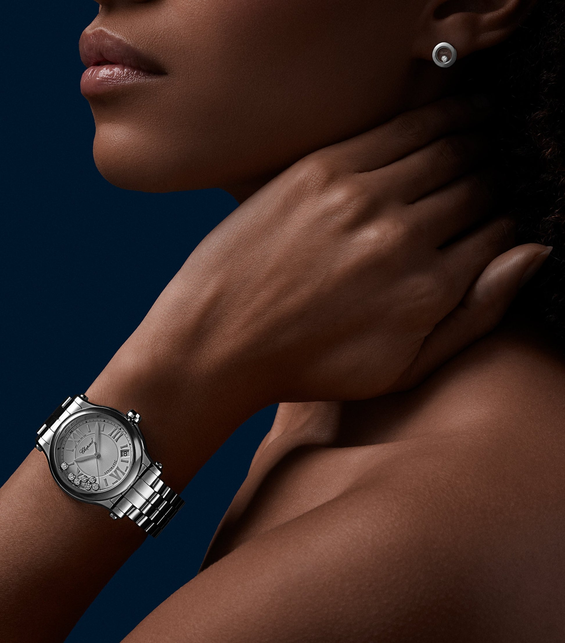 Stainless Steel Happy Sport Automatic Watch 36mm