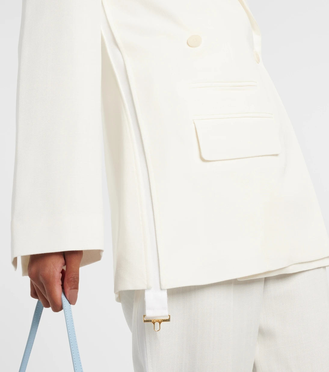Jacquemus - La Veste Tibau asymmetric blazer