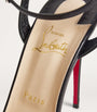 Christian Louboutin Black Loubigirl Nappa Leather Heeled Sandals 100