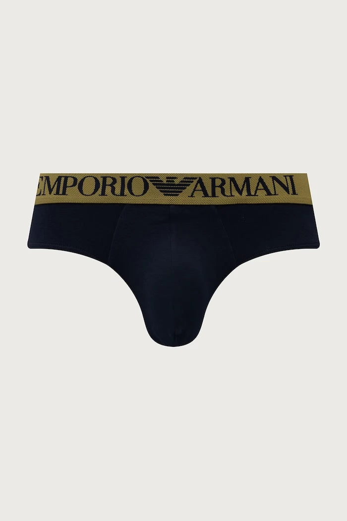 Emporio Armani Underwear Erkek Pamuk ve Elastan Slip 2'li