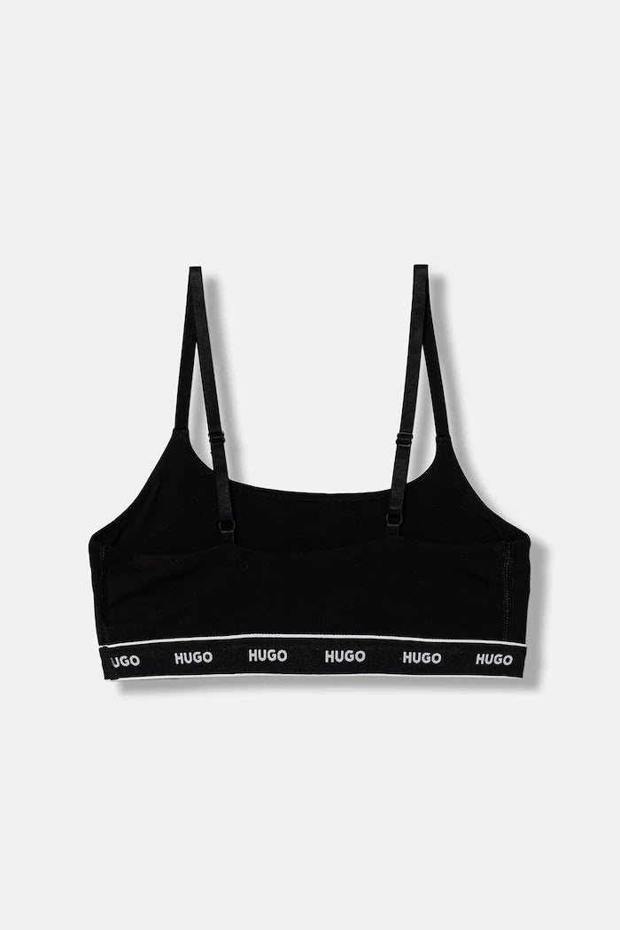 HUGO pamuk ve elastan bralet sütyen TWIN BRALETTE DESIGN