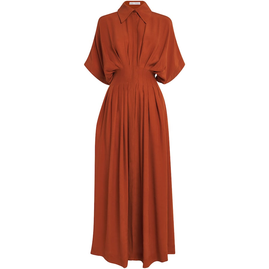 Palmer//Harding Red Crepe Courage Maxi Dress