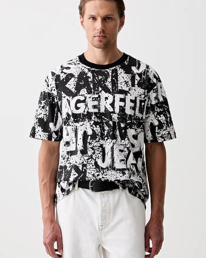 Karl Lagerfeld Jeans erkek pamuklu tişört