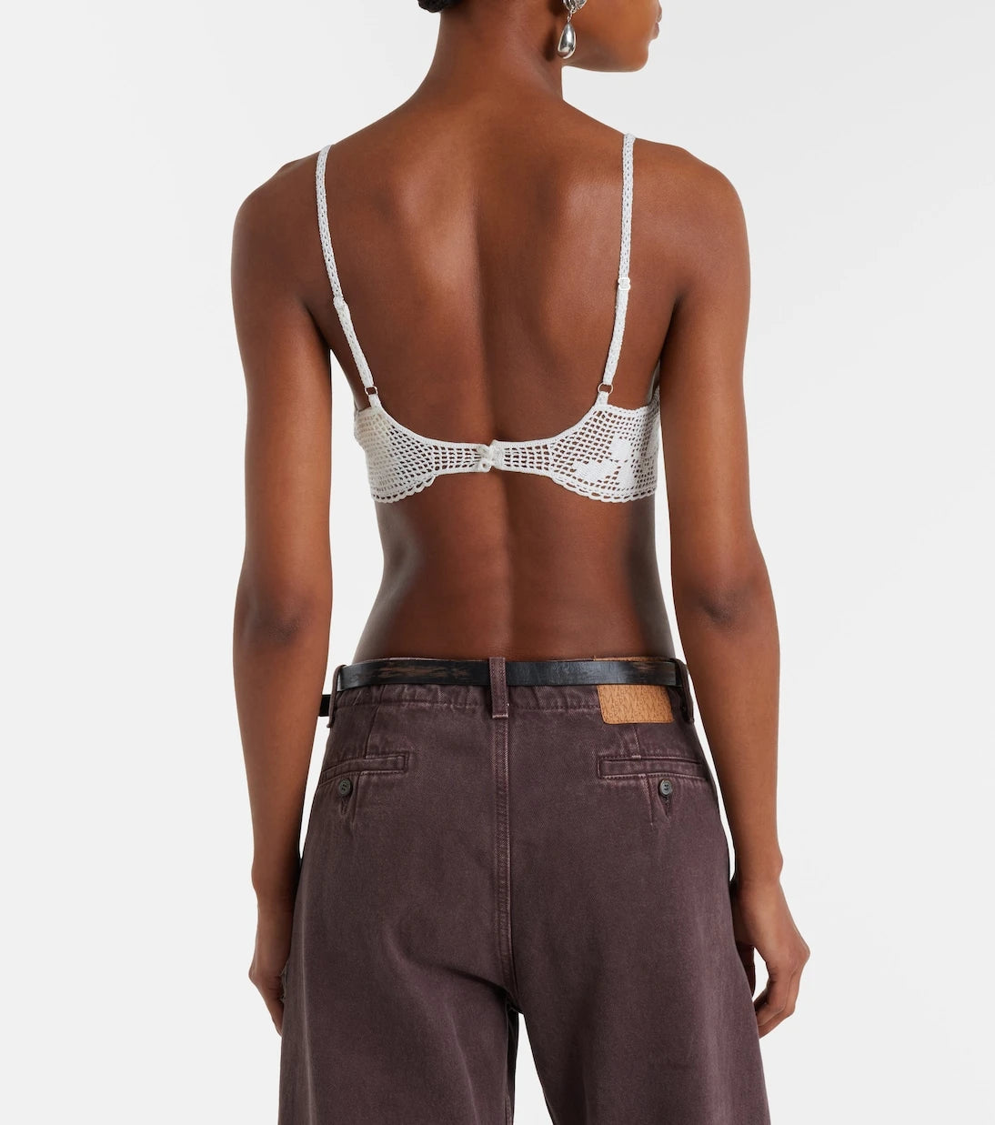 Magda Butrym - Crochet cotton bra