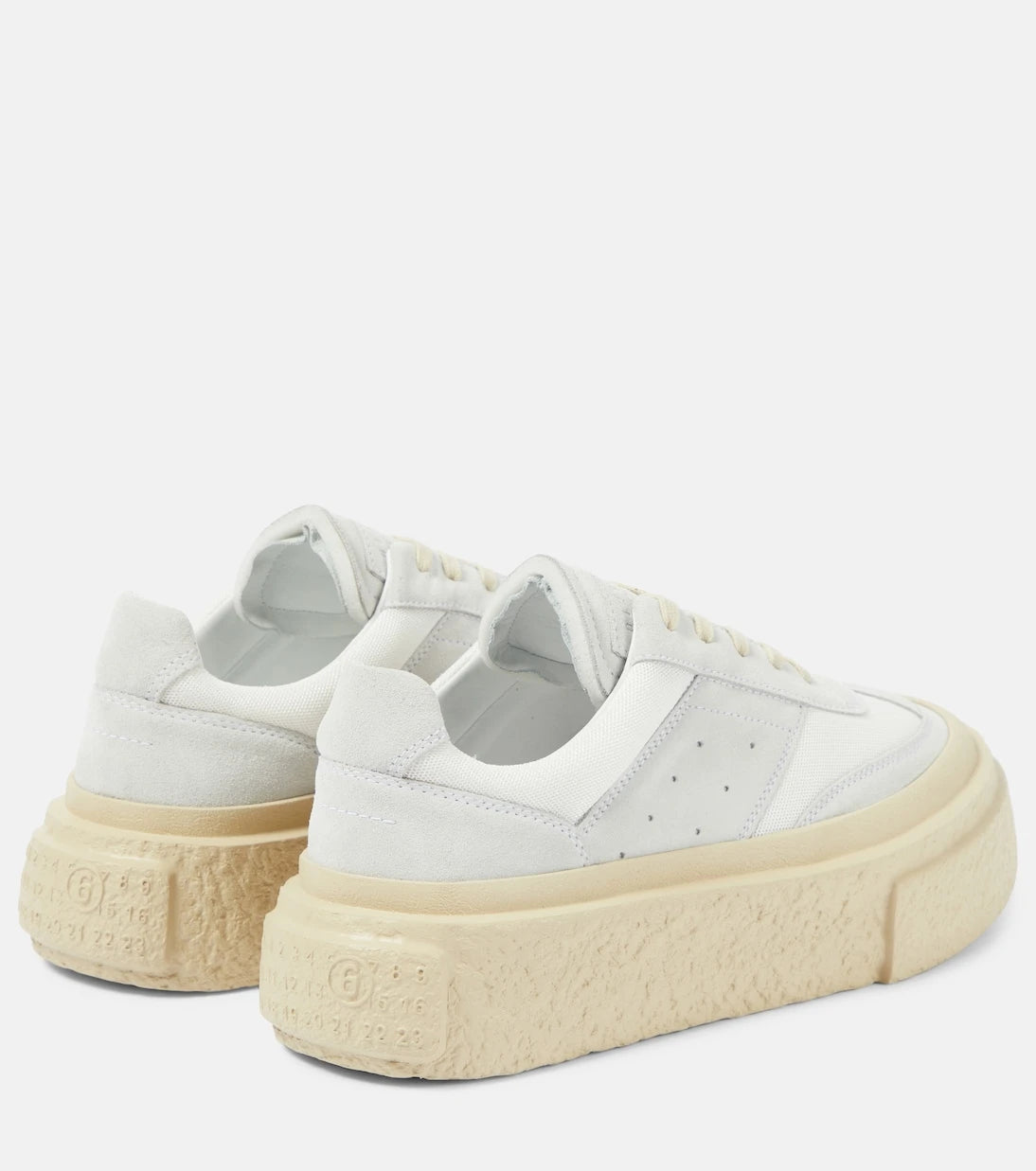 MM6 Maison Margiela - Suede platform sneakers