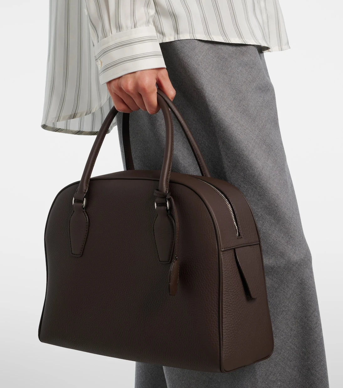 The Row - India 12 leather tote bag