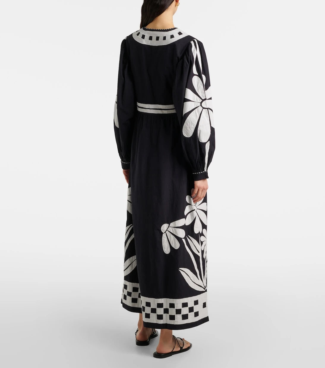 Farm Rio - Nature printed cotton maxi dress