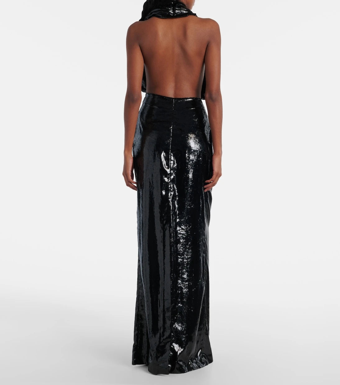 Stella McCartney - Halterneck velvet gown