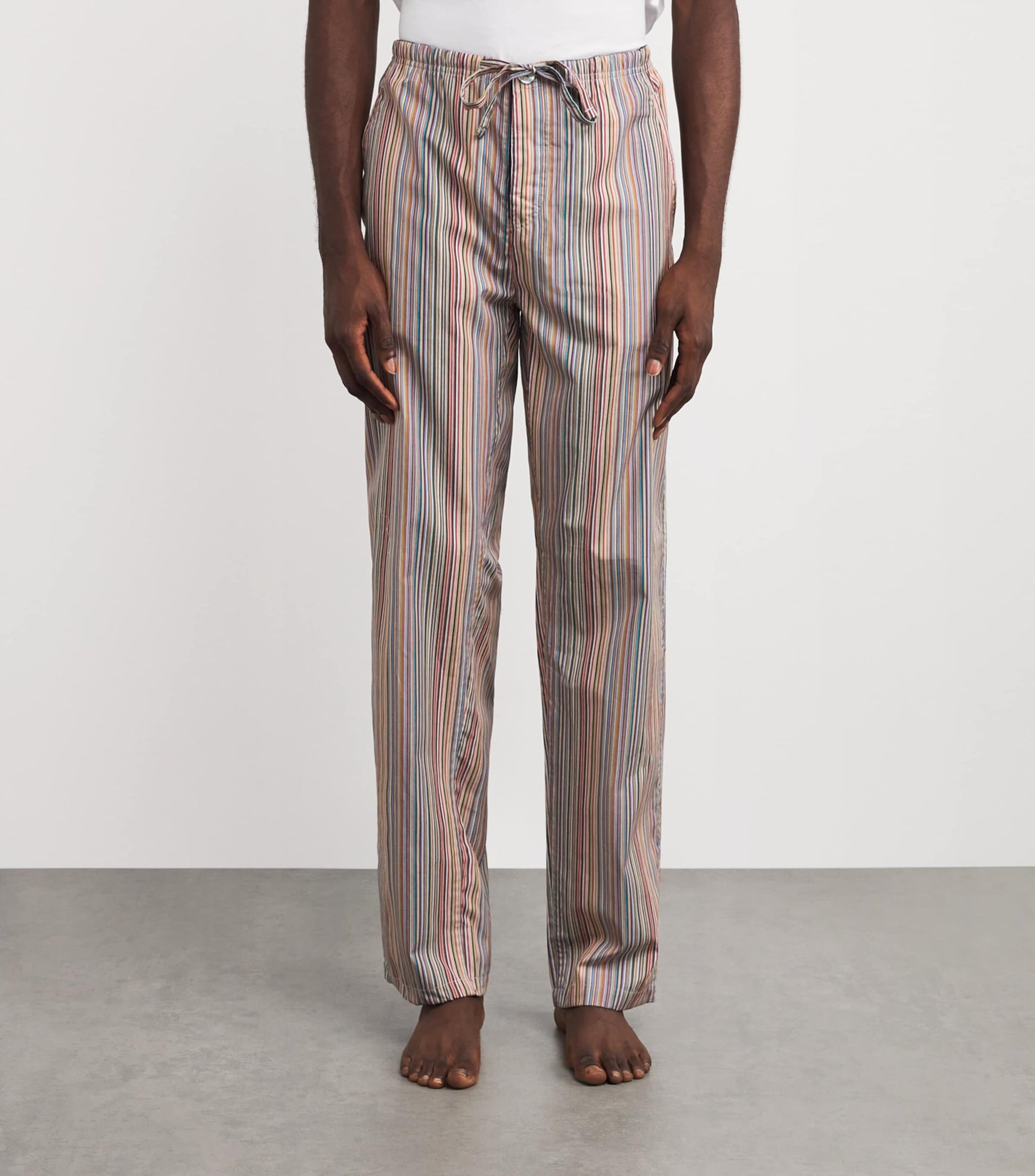Cotton Signature Stripe Pyjama Trousers